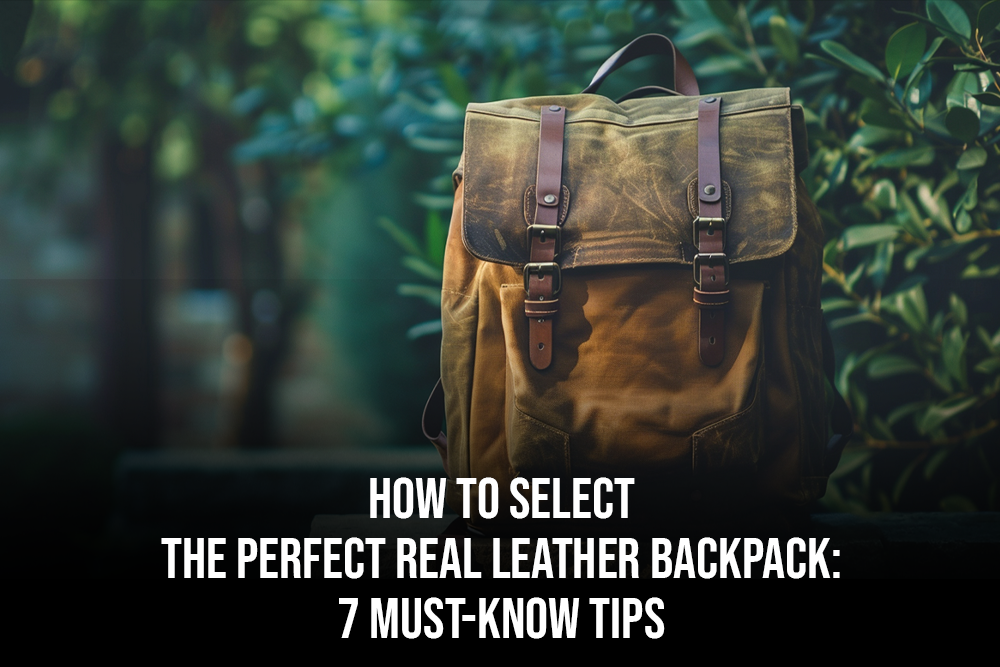 How to Select the Perfect Real Leather Backpack: 7 Must-Know Tips