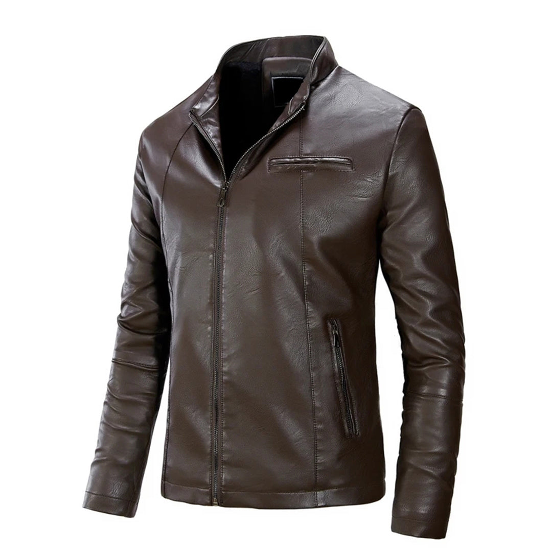 Austin Men's Slim Fit Original Leather Jacket