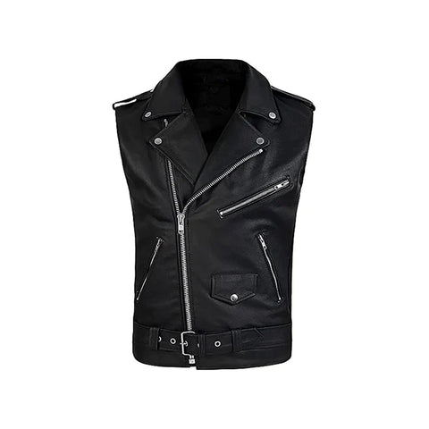 Men's Premium Quality Classic Plain Belted Vest