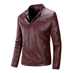 Austin Men's Slim Fit Original Leather Jacket