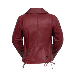 Women's Side-Laced Leather Jacket