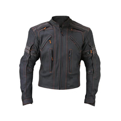 Men's Multi Pockets CE Protector Motorcycle Jacket