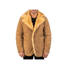 Men's Shearling Original Suede Leather Jacket