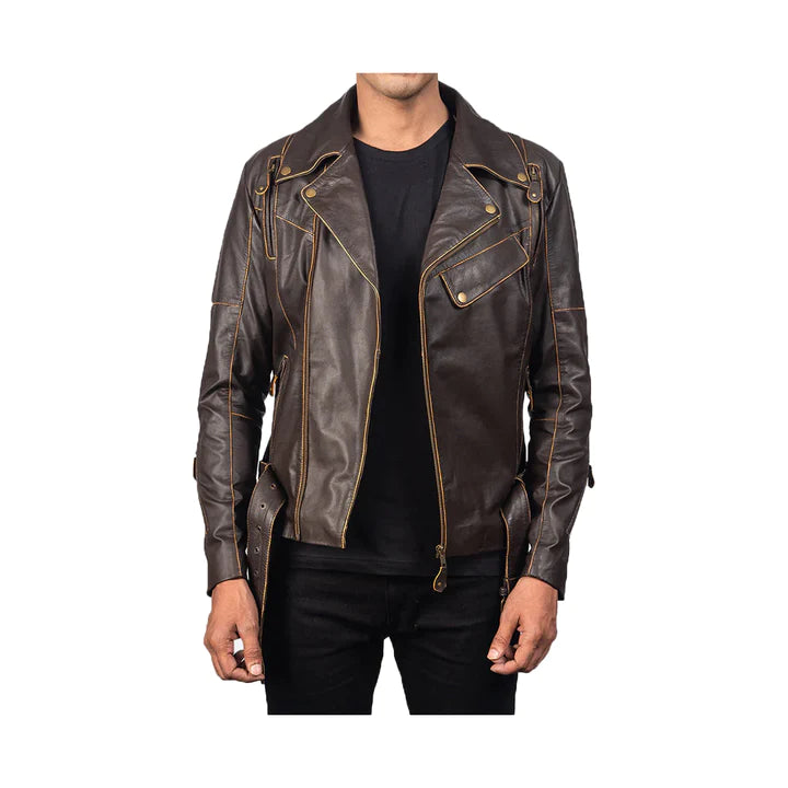 Men's Premium Original Leather Biker Jacket