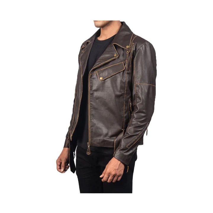 Men's Premium Original Leather Biker Jacket