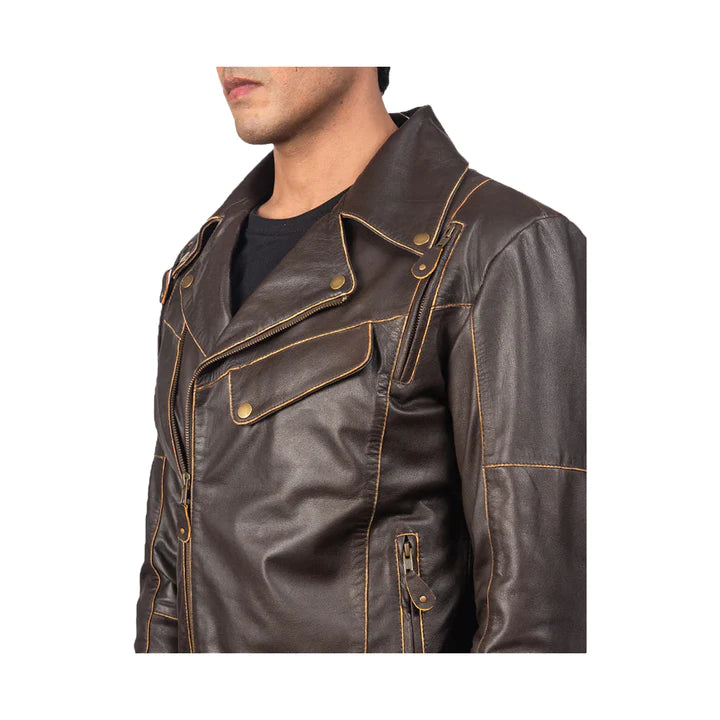 Men's Premium Original Leather Biker Jacket