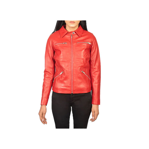 Women's Full Zip Original Leather Jacket