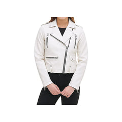 Women's Stylish Zipper Chest Original Moto Jacket