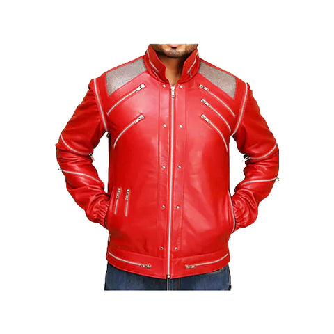 Men's MJ Beat Leather Jacket