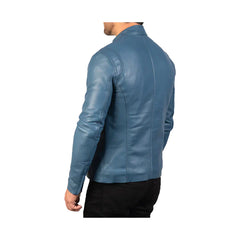 Men's Biker Slim Fit Leather Jacket