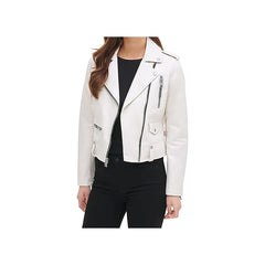 Women's Stylish Zipper Chest Original Moto Jacket