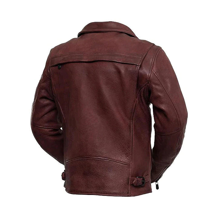 Men's Night Rider Motorcycle Leather Jacket