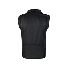 Men's Vintage Designed Moto Leather Vest