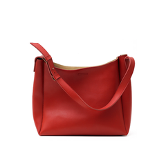 Women’s Classic Red Leather Handbag