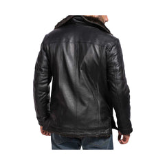 Men's Furcliff Genuine Leather Coat