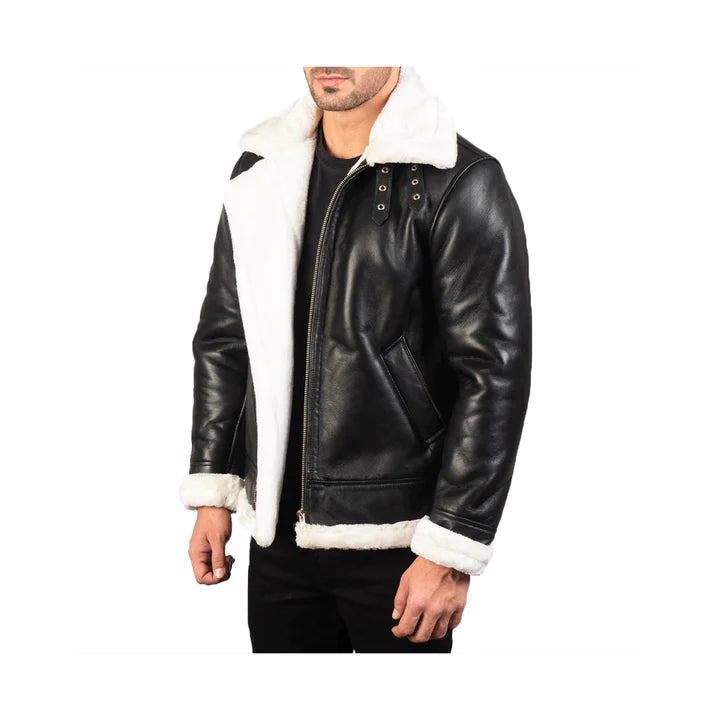 Men's Fur Shearling Original Leather Jacket