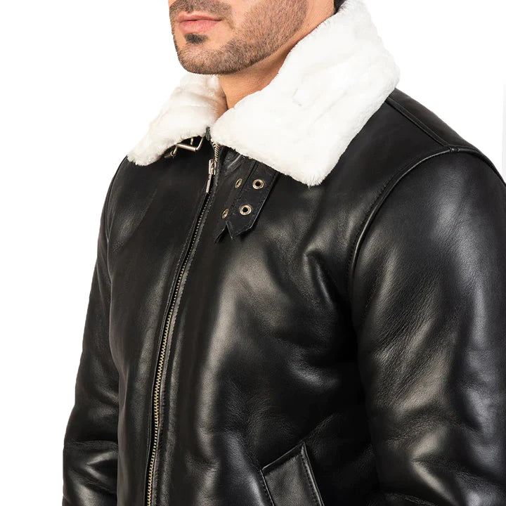 Men's Fur Shearling Original Leather Jacket