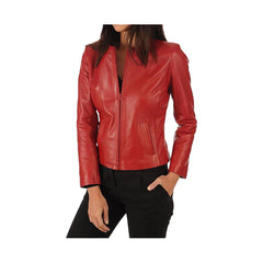 Women's Biker Real Leather Jacket