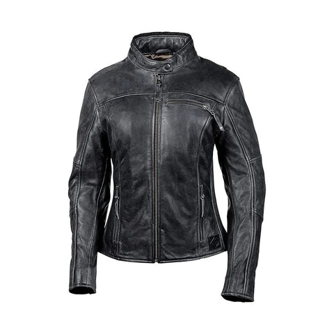 Women's Lolo Leather Armored Motorcycle Riding Jacket