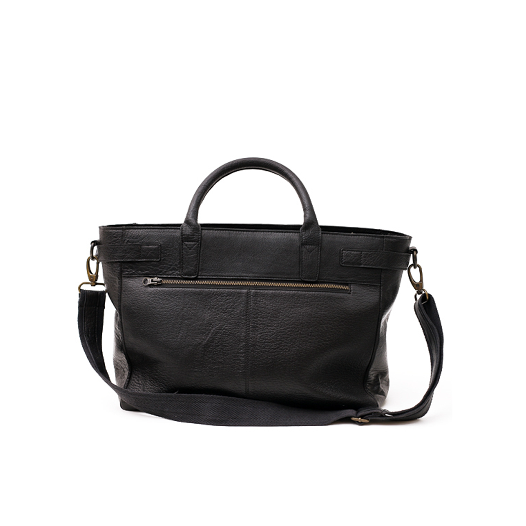 Women’s Classic Real Leather Black Handbag