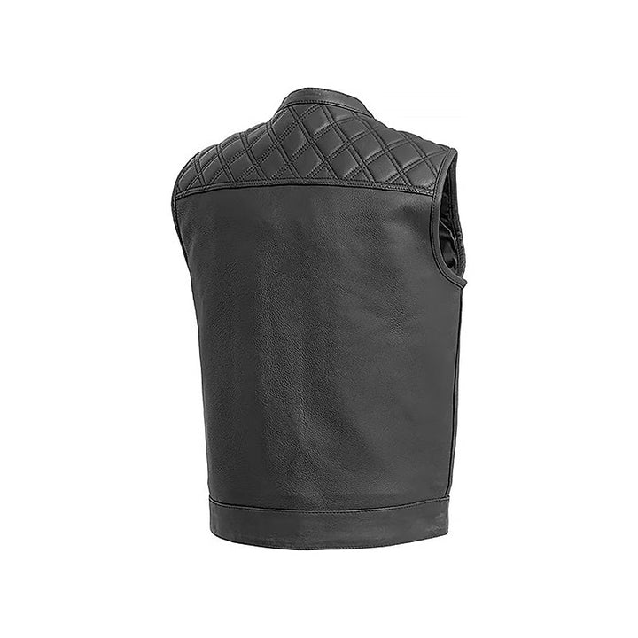 Men's Diamond Quilted Motorcycle Vest