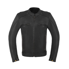 Men's Premium Leather Conceal Carry Moto Jacket