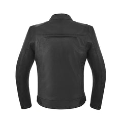 Men's Premium Leather Conceal Carry Moto Jacket