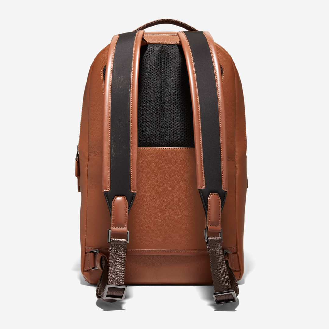 Explorer Milled Cow Leather Travel Backpack