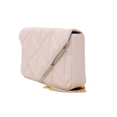 Women’s Quilted Mini Gold Chain Genuine Leather Clutch