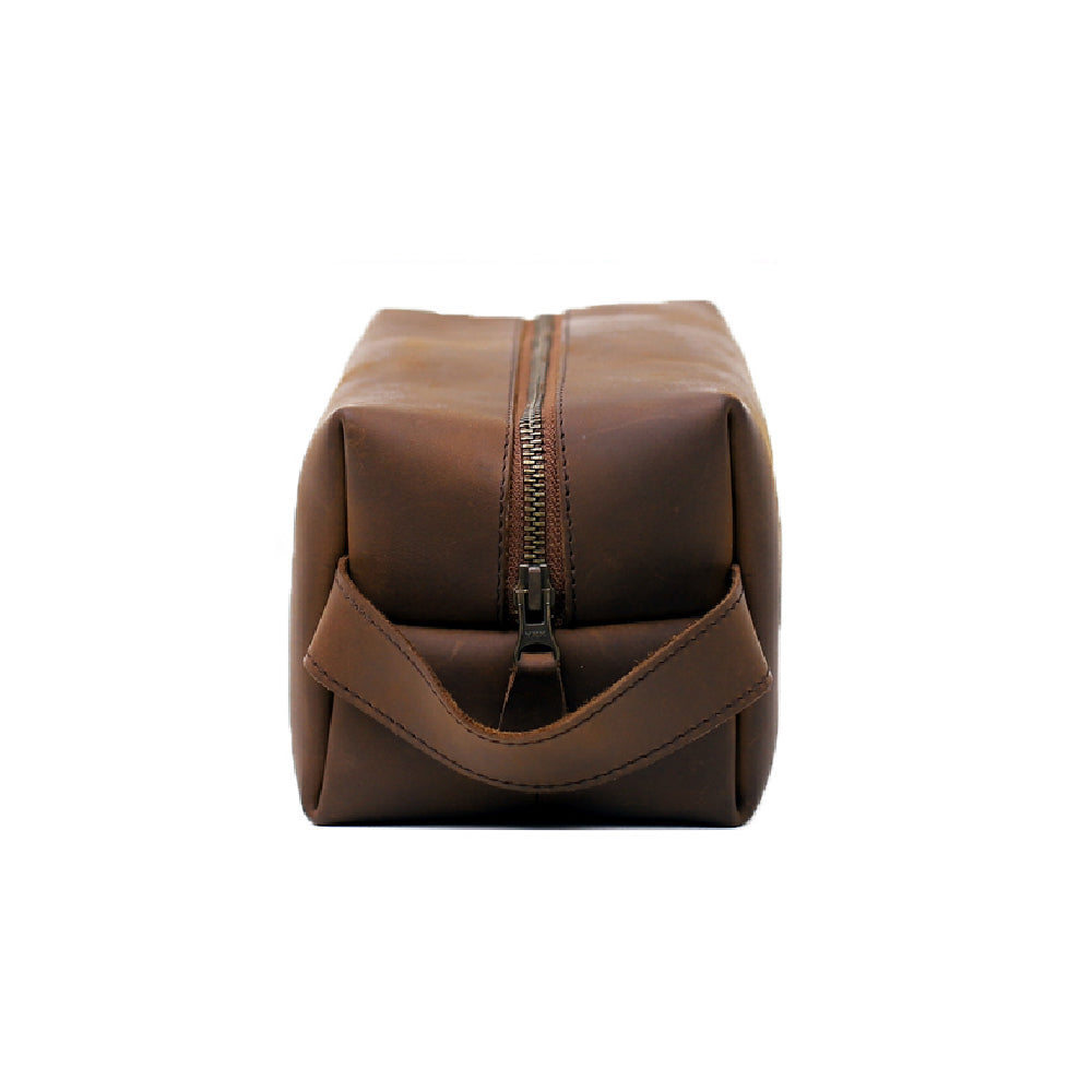Classic Genuine Leather Toiletry Bag