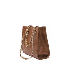 Women’s Brown Textured Genuine Leather Handbag