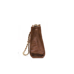 Women’s Brown Textured Genuine Leather Handbag