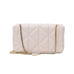 Women’s Quilted Mini Gold Chain Genuine Leather Clutch