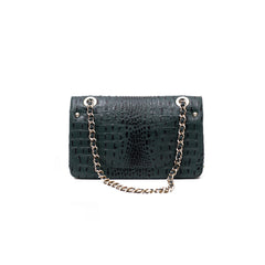 Women’s Crocodile Pattern Real Leather Shoulder Bag